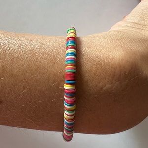 Rachel Lynn x Corri Lynn Jewelry RLxCL multicolored vinyl bracelet - 6.25”